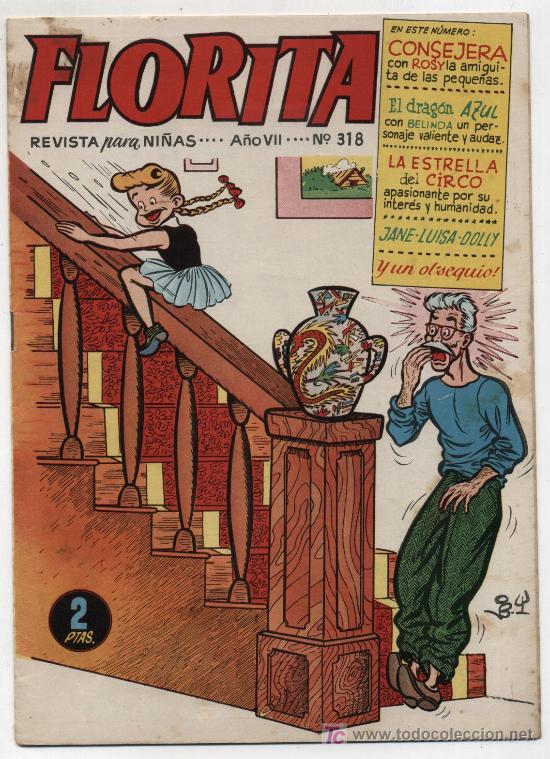 Tebeos: Florita. Cliper 1949. n&ordm; 318. - Foto 1