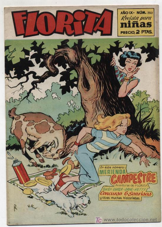 Tebeos: Florita. Cliper 1949. n&ordm; 350. - Foto 1