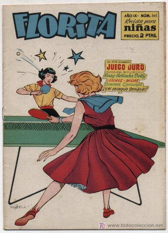 Tebeos: Florita. Cliper 1949. n&ordm; 345. - Foto 1