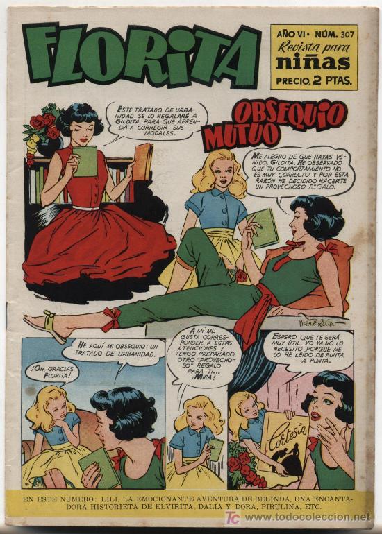 Tebeos: Florita. Cliper 1949. n&ordm; 307. - Foto 1