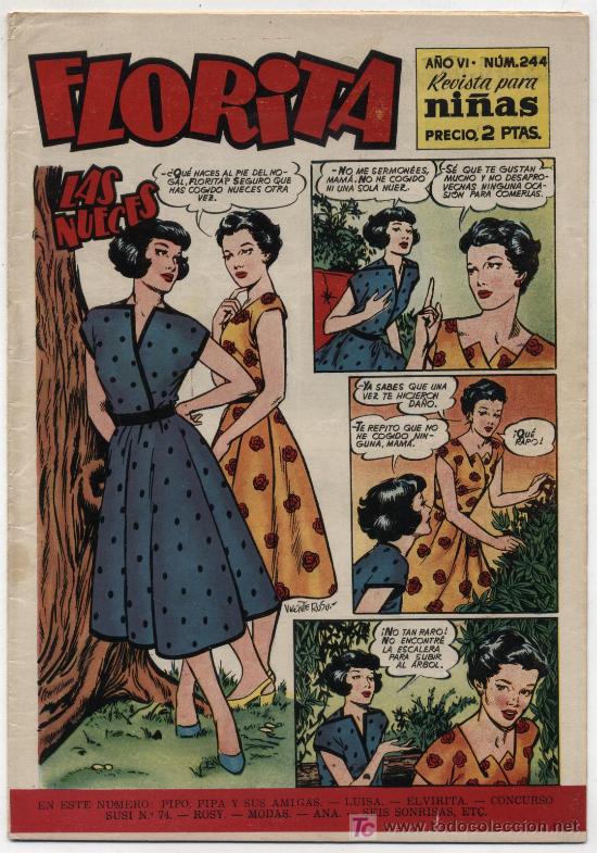 Tebeos: Florita. Cliper 1949. n&ordm; 244. - Foto 1