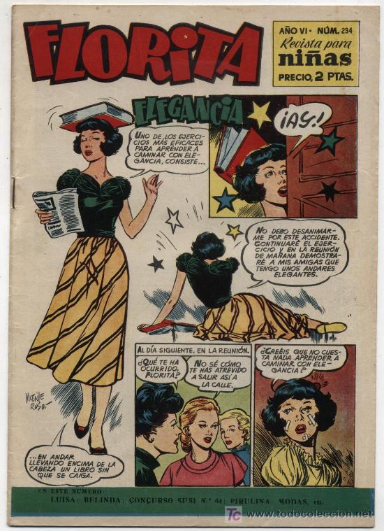 Tebeos: Florita. Cliper 1949. n&ordm; 234. - Foto 1