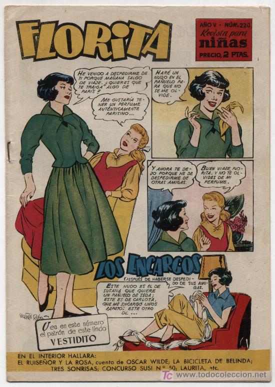Tebeos: Florita. Cliper 1949. n&ordm; 220. - Foto 1