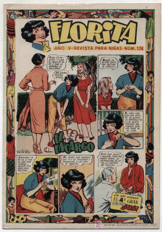 Tebeos: Florita. Cliper 1949. n&ordm; 174. - Foto 1