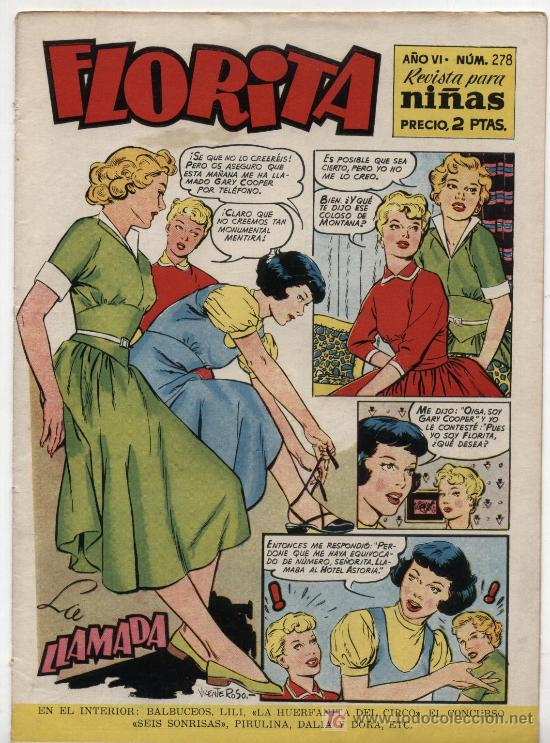 Tebeos: Florita. Cliper 1949. n&ordm; 278. - Foto 1