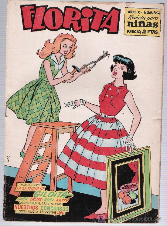 Tebeos: Florita n&ordm; 354. Cliper 1949. - Foto 1