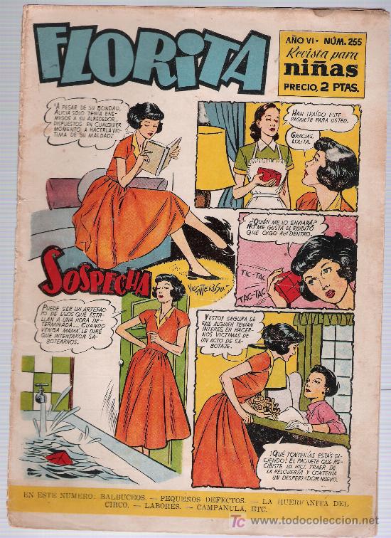 Tebeos: Florita n&ordm; 255. Cliper 1949. - Foto 1