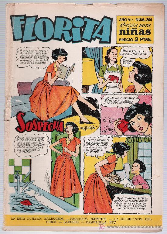 Tebeos: Florita n&ordm; 255. Cliper 1949. - Foto 1