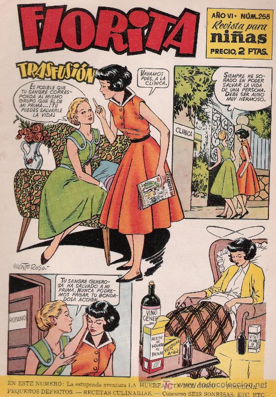 Tebeos: Florita n&ordm; 258. Cliper 1949. - Foto 1