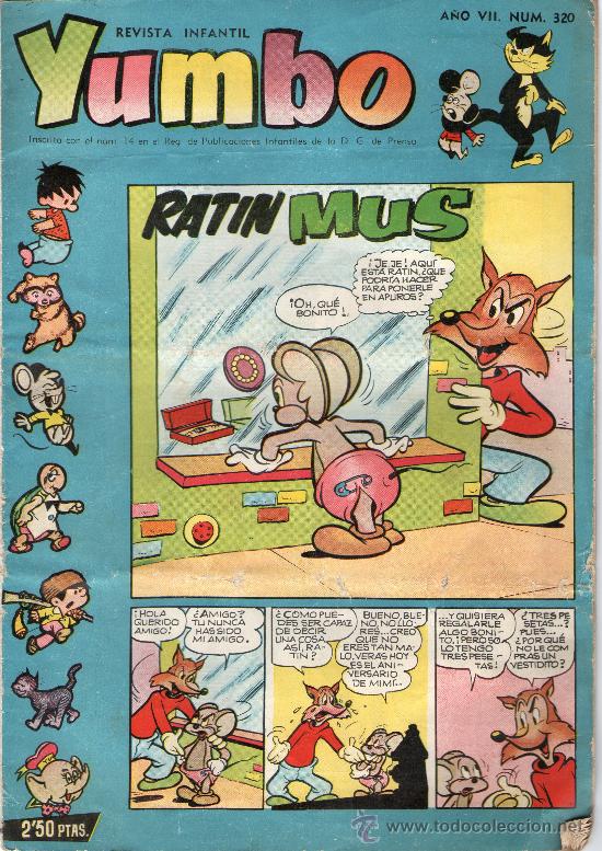 Tebeos: YUMBO - N&ordm; 320 - EDICIONES CLIPER - ORIGINAL - A&ntilde;os 50. - Foto 1