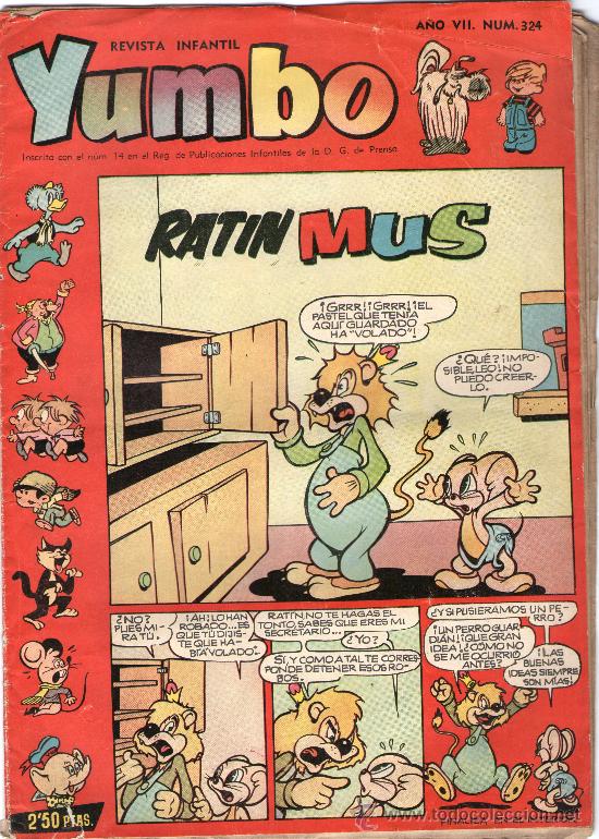 Tebeos: YUMBO - N&ordm; 324 - EDICIONES CLIPER - ORIGINAL - A&ntilde;os 50. - Foto 1