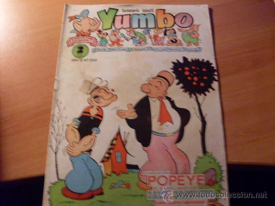 Tebeos: YUMBO N&ordm; 200 POPEYE (ORIGINAL CLIPER) (COB82) - Foto 1