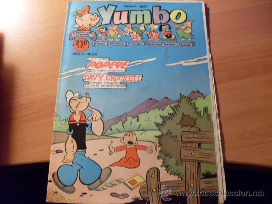Tebeos: YUMBO N&ordm; 214 POPEYE (ORIGINAL CLIPER) (COB82) - Foto 1