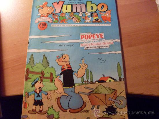 Tebeos: YUMBO N&ordm; 250 POPEYE (ORIGINAL CLIPER) (COB82) - Foto 1