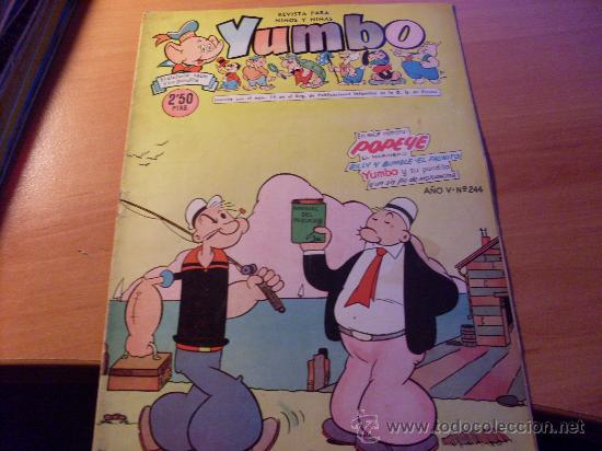 Tebeos: YUMBO N&ordm; 244 POPEYE ( ORIGINAL ED. CLIPER ) (COB82) - Foto 1