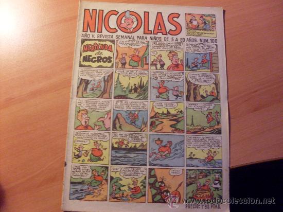 Tebeos: NICOLAS N&ordm; 100 (ORIGINAL ED. CLIPER ) (COM11) - Foto 1