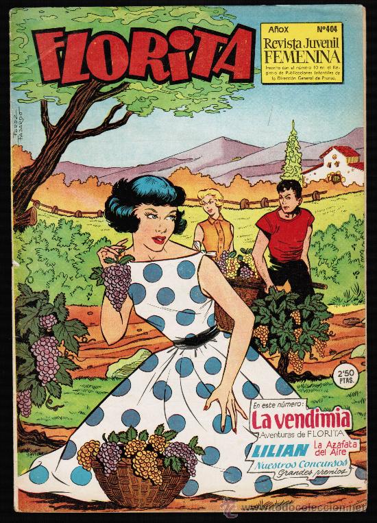 Comics: FLORITA. REVISTA PARA NIÑAS AÑO X Nº 404 - EDICIONES CLIPER