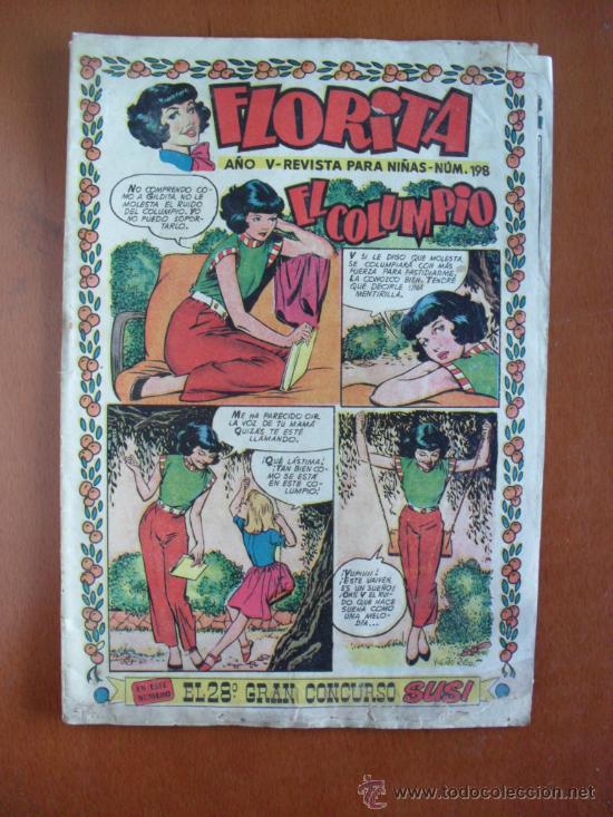 Tebeos: Florita n&ordm; 198 - El columpio -- a&ntilde;o V - Foto 1
