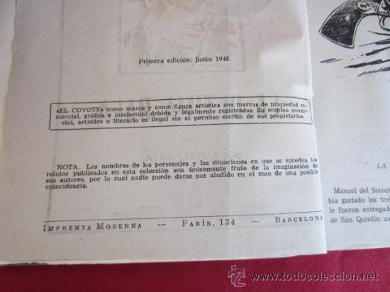 Tebeos: EL COYOTE - LA ULTIMA BALA - Foto 3