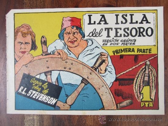Tebeos: la isla del tesoro - primera parte , R.L. STEVENSON , ediciones cisne, - Foto 1