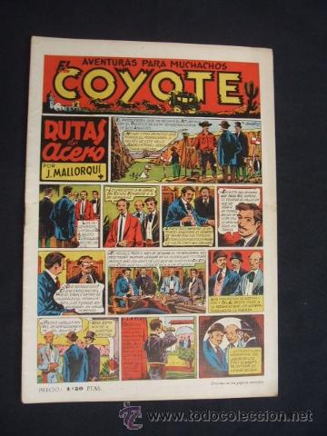Tebeos: EL COYOTE - N&ordm; 2 - RUTAS DE ACERO - EDICIONES CLIPER - - Foto 1