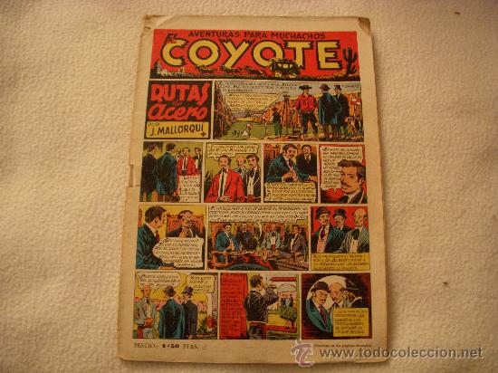 Tebeos: EL COYOTE &rdquo;RUTAS DE ACERO&rdquo;, EDITORIAL CLIPER - Foto 1