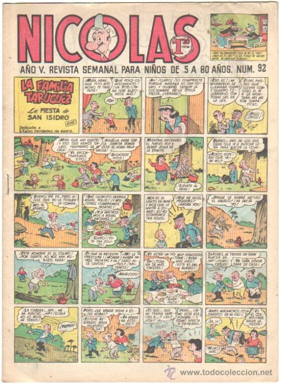 Tebeos: NICOLAS ORIGINAL N&ordm; 92 EDI. CLIPER-GERPLA 1948 - Foto 1