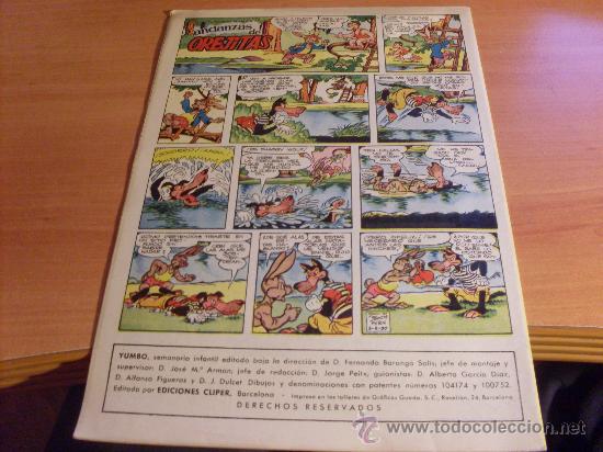 Tebeos: YUMBO N&ordm; 9 ( ORIGINAL ED. CLIPER) EXCELENTE ESTADO (COB76) - Foto 2