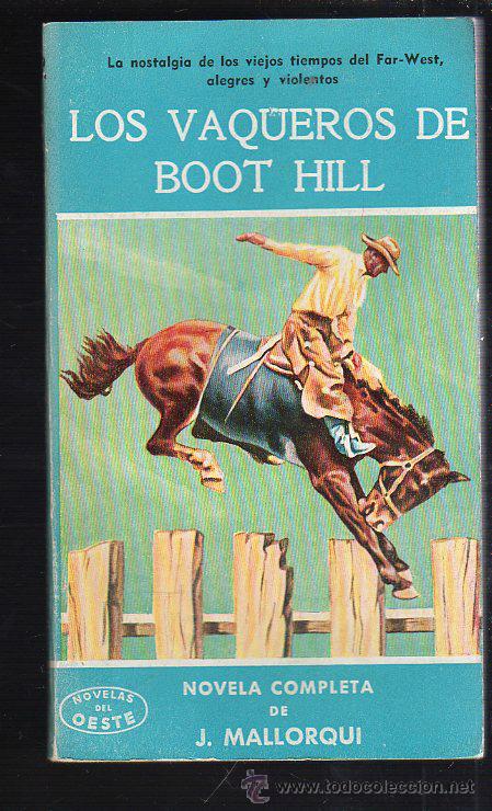 Tebeos: NOVELAS DEL OESTE. J. MALLORQUI. LOS VAQUEROS DE BOOT HILL. N&ordm; 42. EDICIONES CLIPER - Foto 1