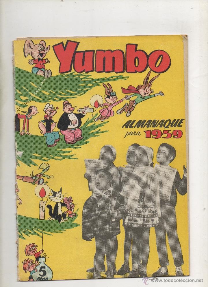 Tebeos: YUMBO ALMANAQUE 1959 . CLIPER - A8 - Foto 1
