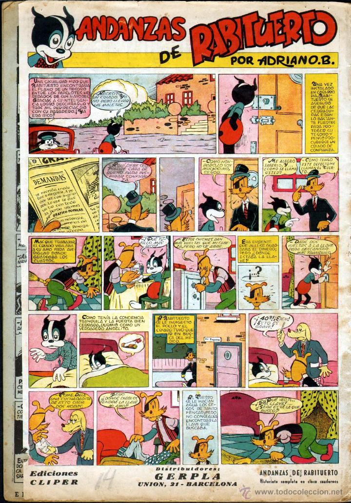 Tebeos: TEBEOS-COMICS GOYO - COYOTE 14 - ED. CLIPER - 1947 - DIFICIL ORIGINAL *AA99 - Foto 2 - 40664678