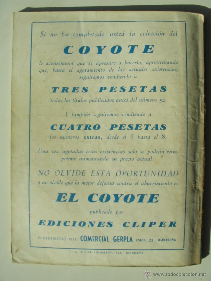 Tebeos: El Coyote - N&uacute;mero 53 - El cuervo en la pradera - A&ntilde;o 1947 - Foto 2