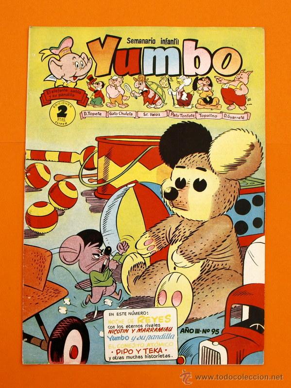 Tebeos: YUMBO N&ordm; 95 - SEMANARIO iNFANTIL - GERPLA - - Foto 1