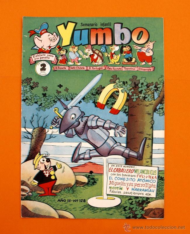 Tebeos: YUMBO N&ordm; 128 - SEMANARIO iNFANTIL - GERPLA - - Foto 1