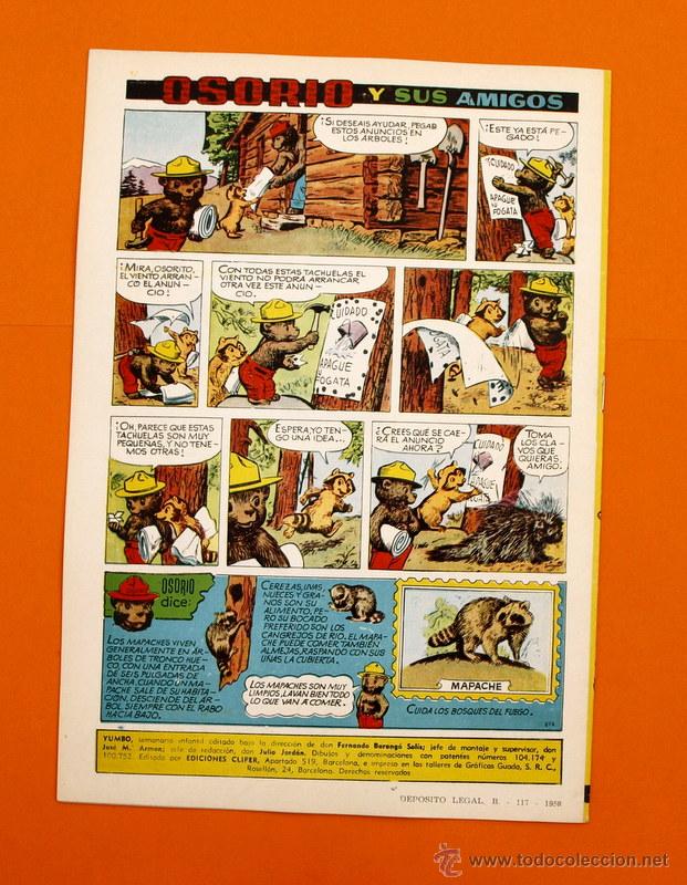 Tebeos: YUMBO N&ordm; 298 - SEMANARIO iNFANTIL - GERPLA - - Foto 2