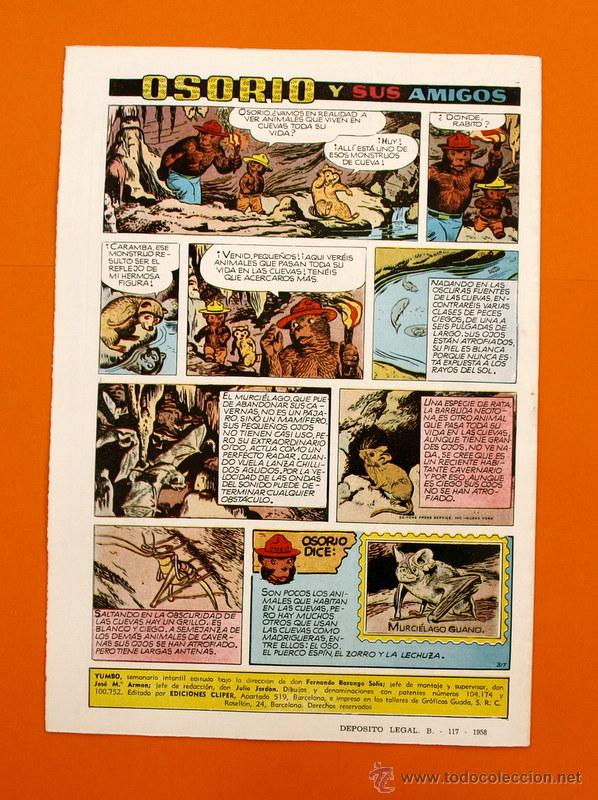 Tebeos: YUMBO N&ordm; 317 - SEMANARIO iNFANTIL - GERPLA - - Foto 2