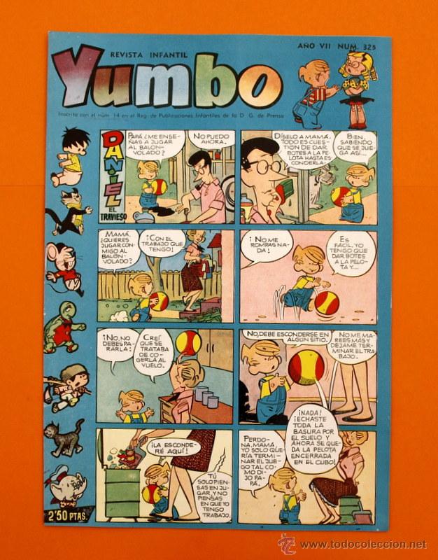 Tebeos: YUMBO N&ordm; 325 - SEMANARIO iNFANTIL - GERPLA - - Foto 1