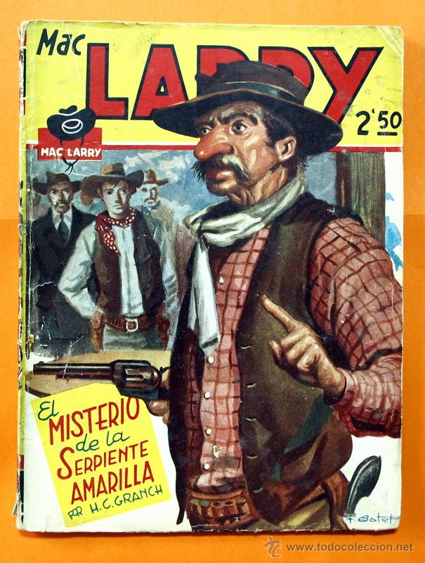 Tebeos: MAC LARRY - N&ordm; 23 - EL MISTERIO DE LA SERPIENTE AMARILLA - EDICIONES CLIPER - - Foto 1