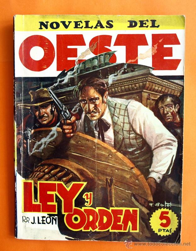 Tebeos: NOVELAS DEL OESTE - N&ordm; 63 - LEY Y ORDEN - EDICIONES CLIPER - - Foto 1