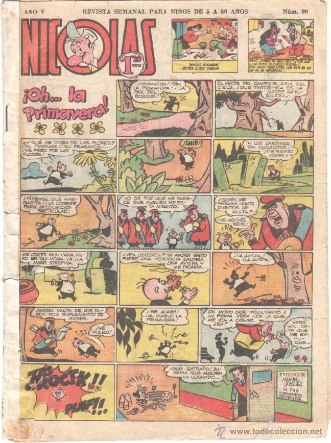 Tebeos: NICOLAS N&ordm; 90 ORIGINAL EDICIONES CLIPER 1948 - Foto 1