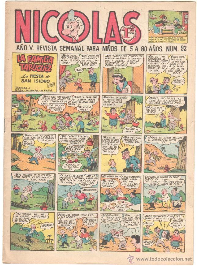 Tebeos: NICOLAS N&ordm; 92 ORIGINAL EDICIONES CLIPER 1948 - Foto 1
