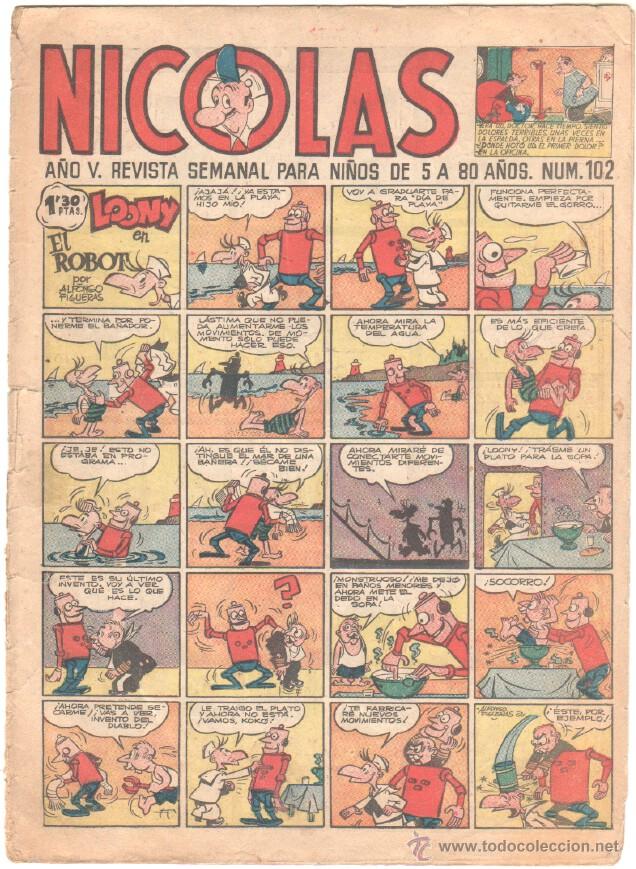 Tebeos: NICOLAS N&ordm; 102 ORIGINAL EDICIONES CLIPER 1948 - Foto 1