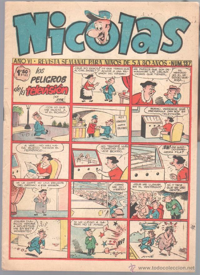 Tebeos: NICOLAS N&ordm; 137 ORIGINAL EDICIONES CLIPER 1948 - Foto 1
