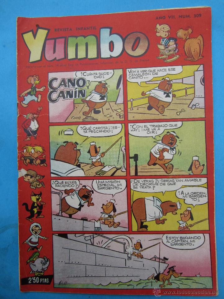 Tebeos: YUMBO , numero 309 , ediciones cliper 1958 - Foto 1