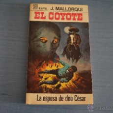 Tebeos: NOVELA DE:EL COYOTE,Nº23,AÑO 1968,DE J.MALLORQUI. Lote 49681396