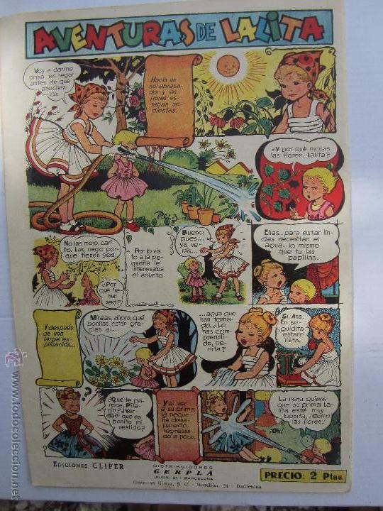 Tebeos: florita , a&ntilde;o V numero 186 , ediciones cliper , original - Foto 3