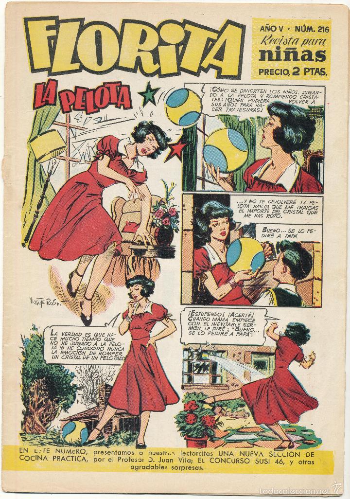 Tebeos: Florita n&ordm;  216. Cliper  1949. - Foto 1