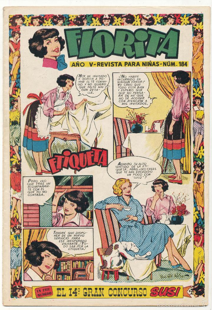 Tebeos: Florita n&ordm;  184. Cliper  1949. - Foto 1