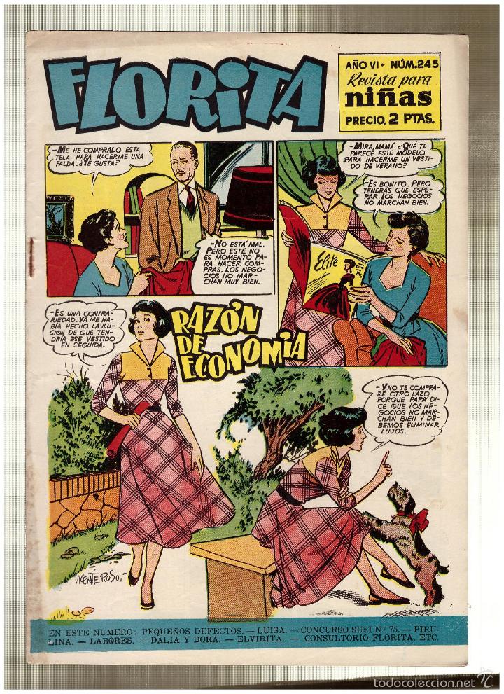 Tebeos: Florita n&ordm;  245. Cliper  1949. - Foto 1