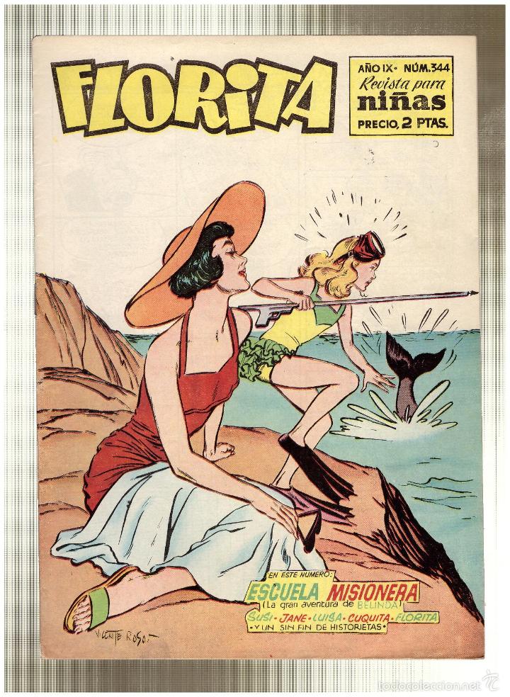Tebeos: Florita n&ordm;  344. Cliper  1949. - Foto 1